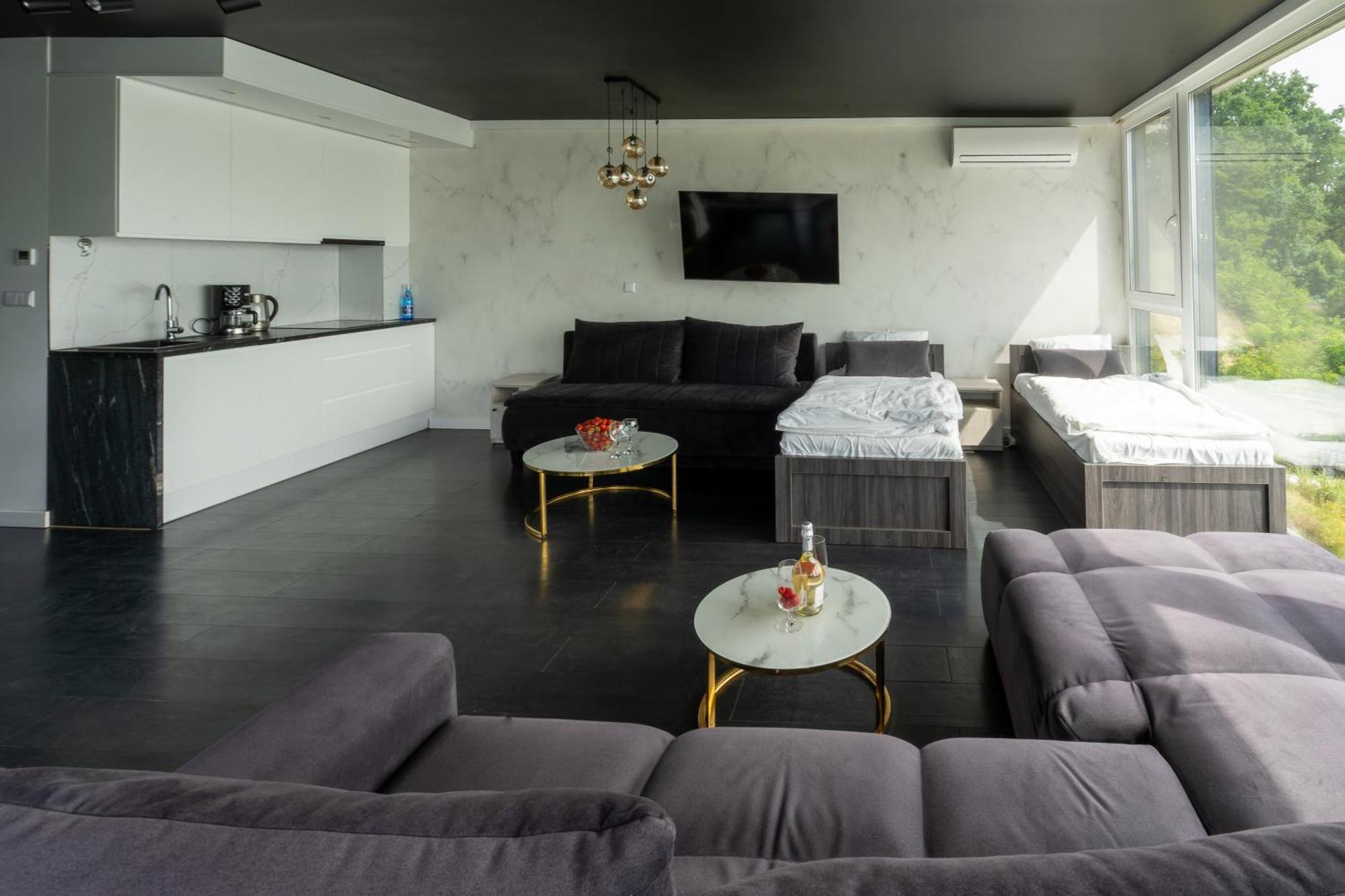 ניסה Ow Mewa Domki Apartamenty Nad Jeziorem מראה חיצוני תמונה